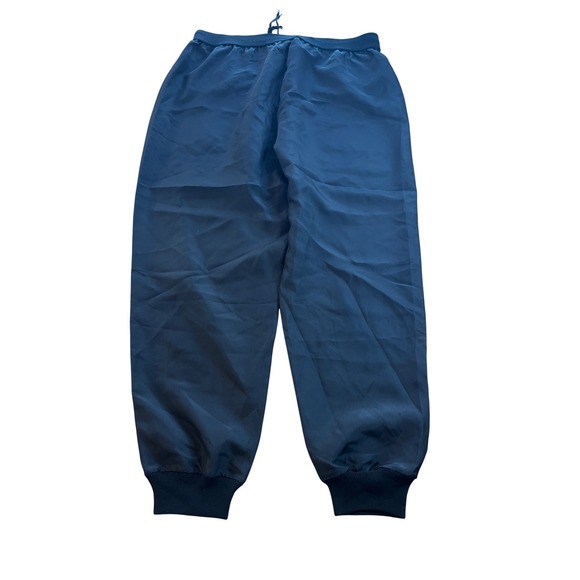 Eileen Fisher Pants - Eileen Fisher Womens Black 100% Silk Jogger Pants Ribbed Cuff Drawstring Size M